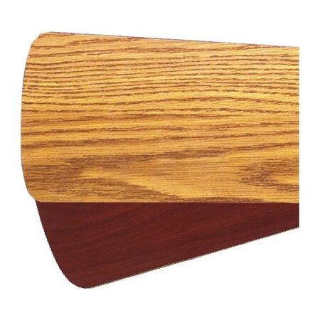 56" Ceiling Fan Blade (Set of 5) Finish: Medium Oak / Rosewood